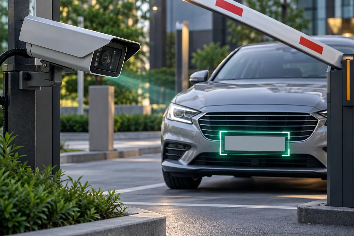 Illustration of AI ANPR Cameras