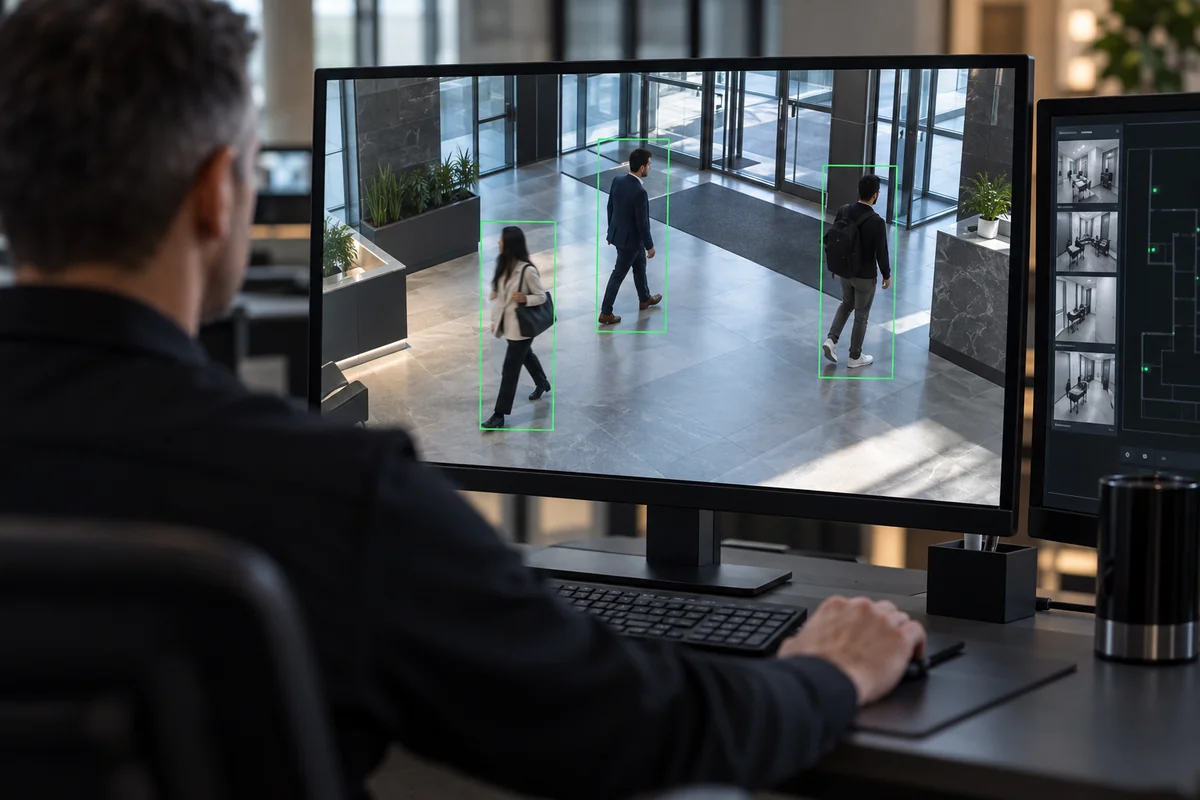 Illustration of Human Recognition & Video AI
