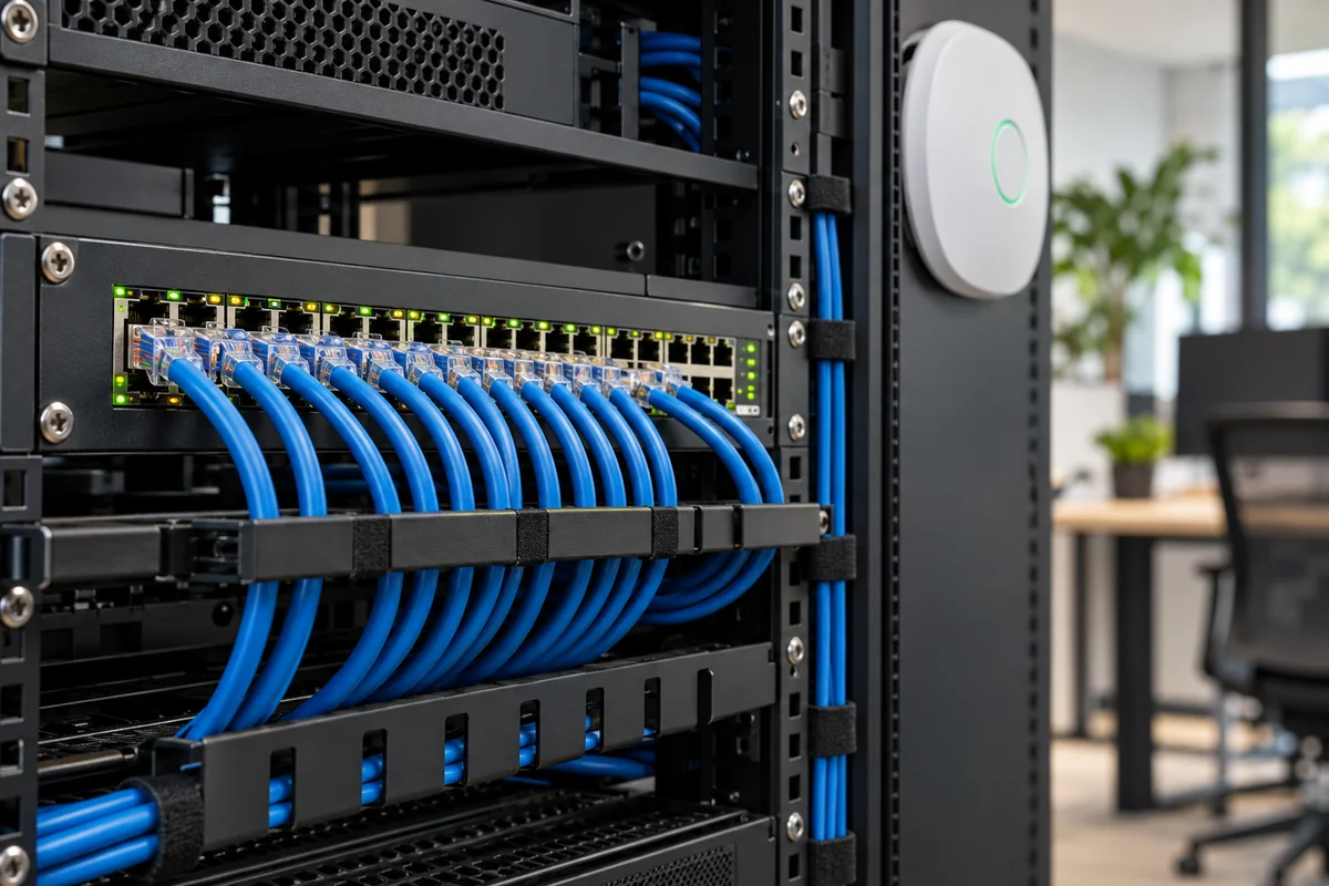 Illustration of Office & Home Networking