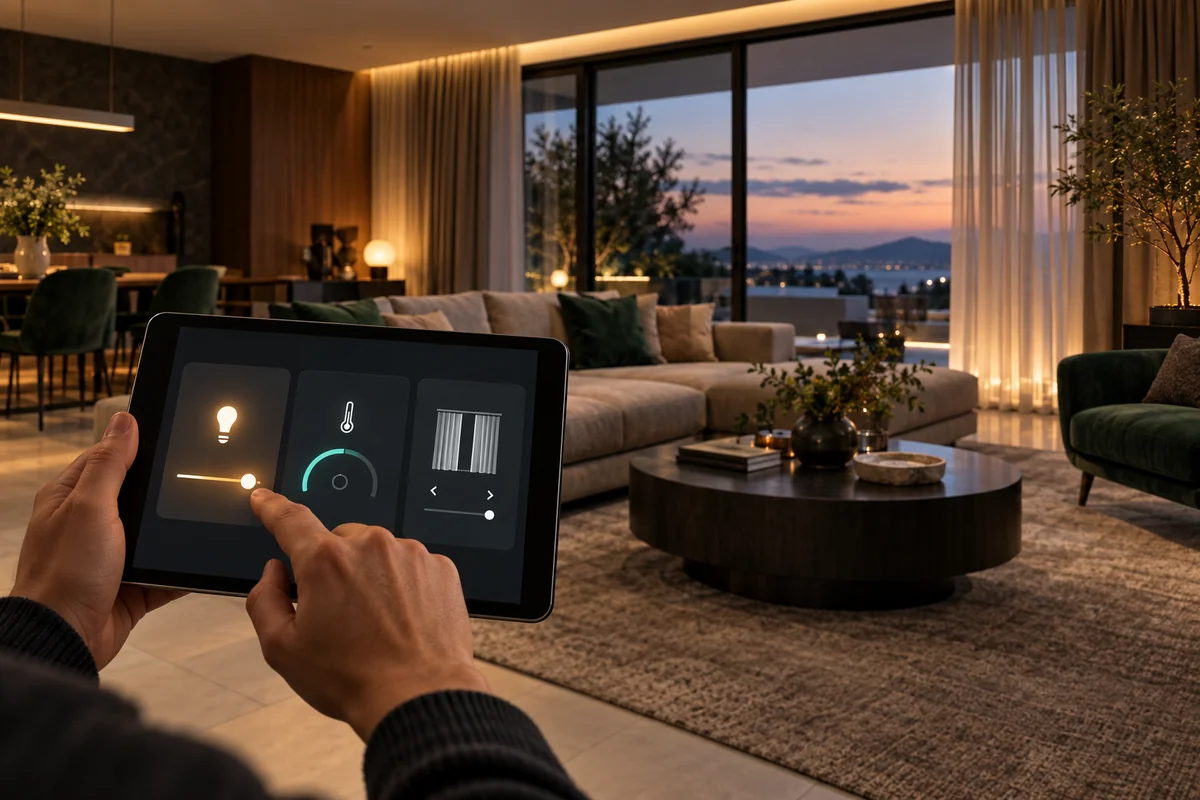 Illustration of Smart Home Automation